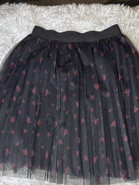 Molly Bracken Tuell British flag skirt small